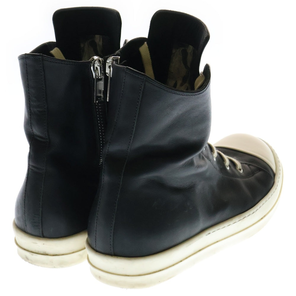 リックオウエンス　レザー ハイカットスニーカー 42 ブラック 楽天市場】リックオウエンス Rick Owens サイズ:42 RAMONES