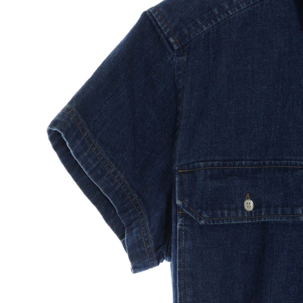 POLO RALPH LAUREN(ポロラルフローレン) デニム 半袖 ワンピース インディゴ レディース