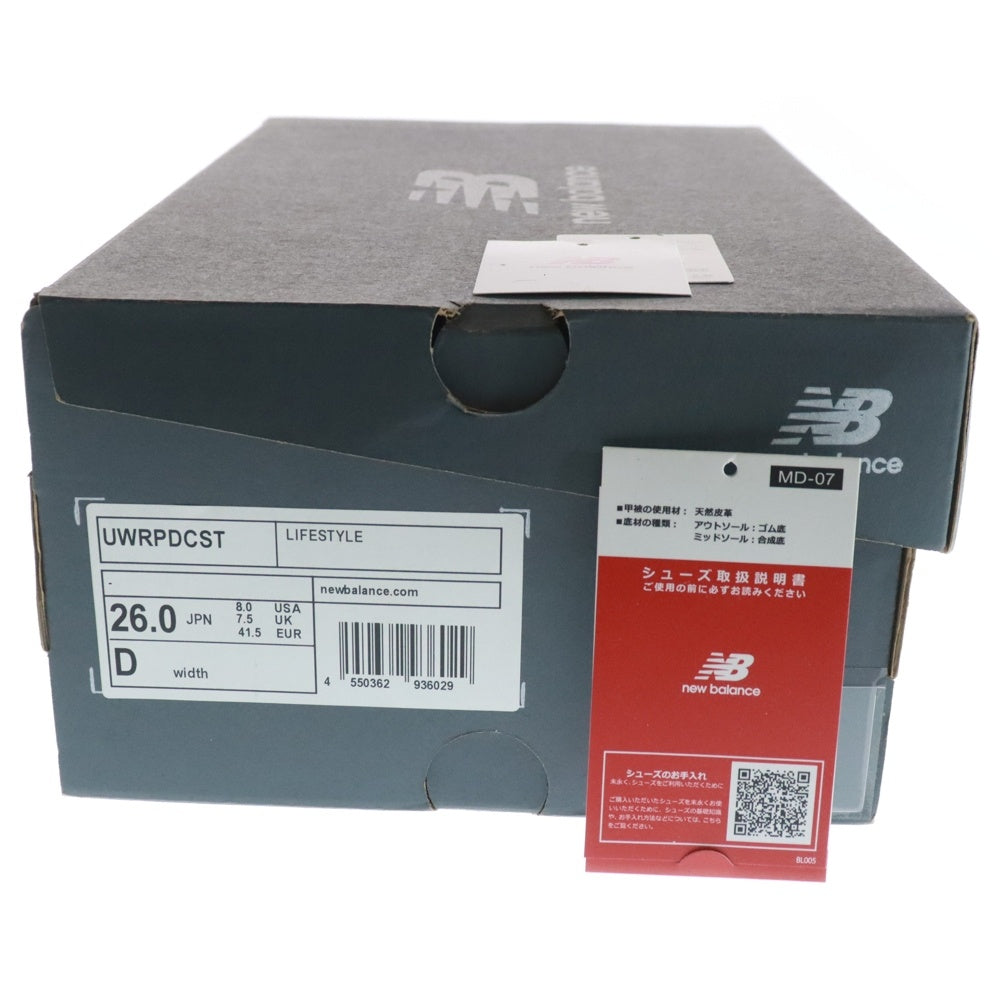 New Balance(ニューバランス) UWRPDCST WRPD RUNNER CST ワープド ランナースエード ローカットスニーカー ネイビー/ベージュ