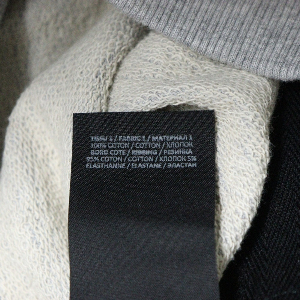 BALMAIN(バルマン) Back Logo Side Zip Parka バックロゴ サイドジップ スウェットパーカー グレー WH1JR010