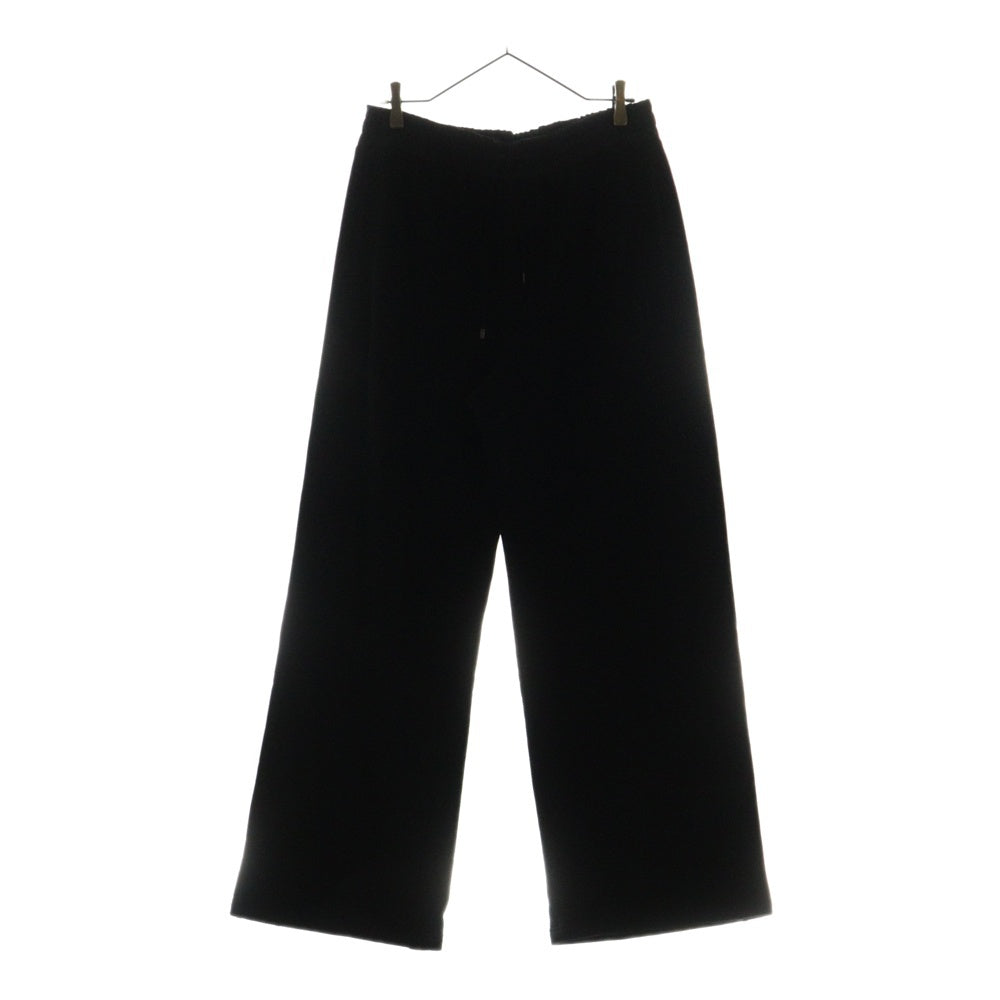 SAINT LAURENT PARIS(サンローランパリ) 23SS ドローコード リブ スウェット パンツ ブラック 769061 Y36SW