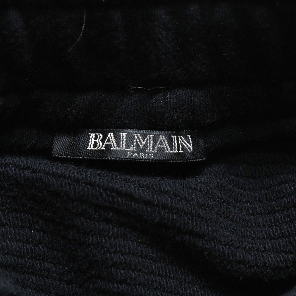 BALMAIN(バルマン) 19SS サイドロゴライン バイカー スウェットパンツ ブラック RH05310J928