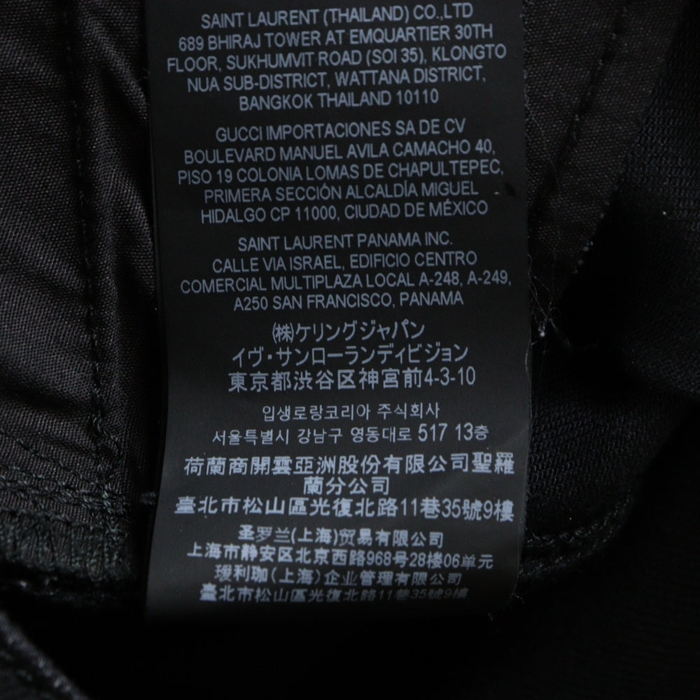 SAINT LAURENT PARIS(サンローランパリ) BLACK BULL JEANS スキニーフィット ジーンズ デニムパンツ 527389 YO500