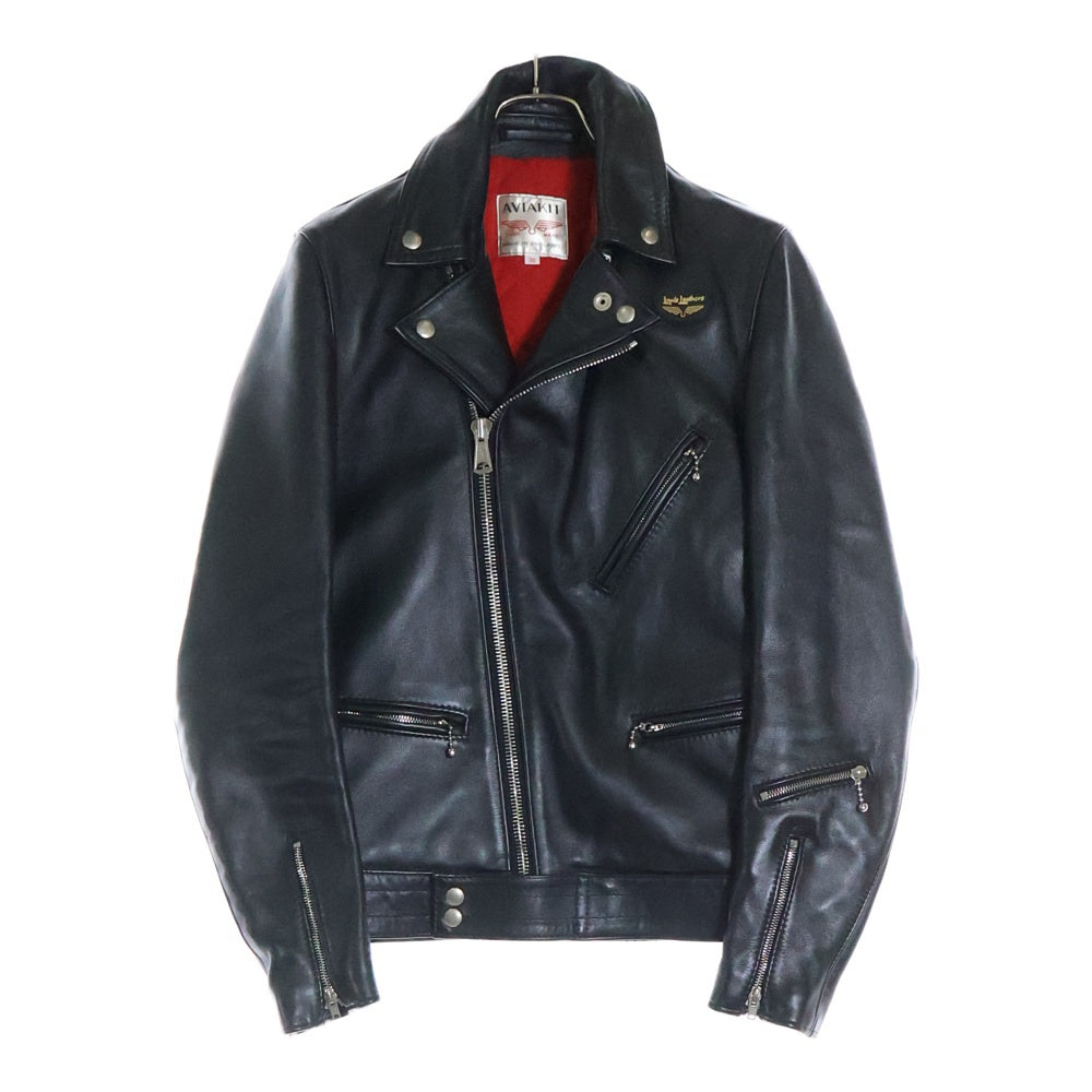 Lewis Leathers(ルイスレザー) 441T CYCLONE TIGHT FIT サイクロン タイトフィット カウハイド ダブルライダース レザージャケット ブラック