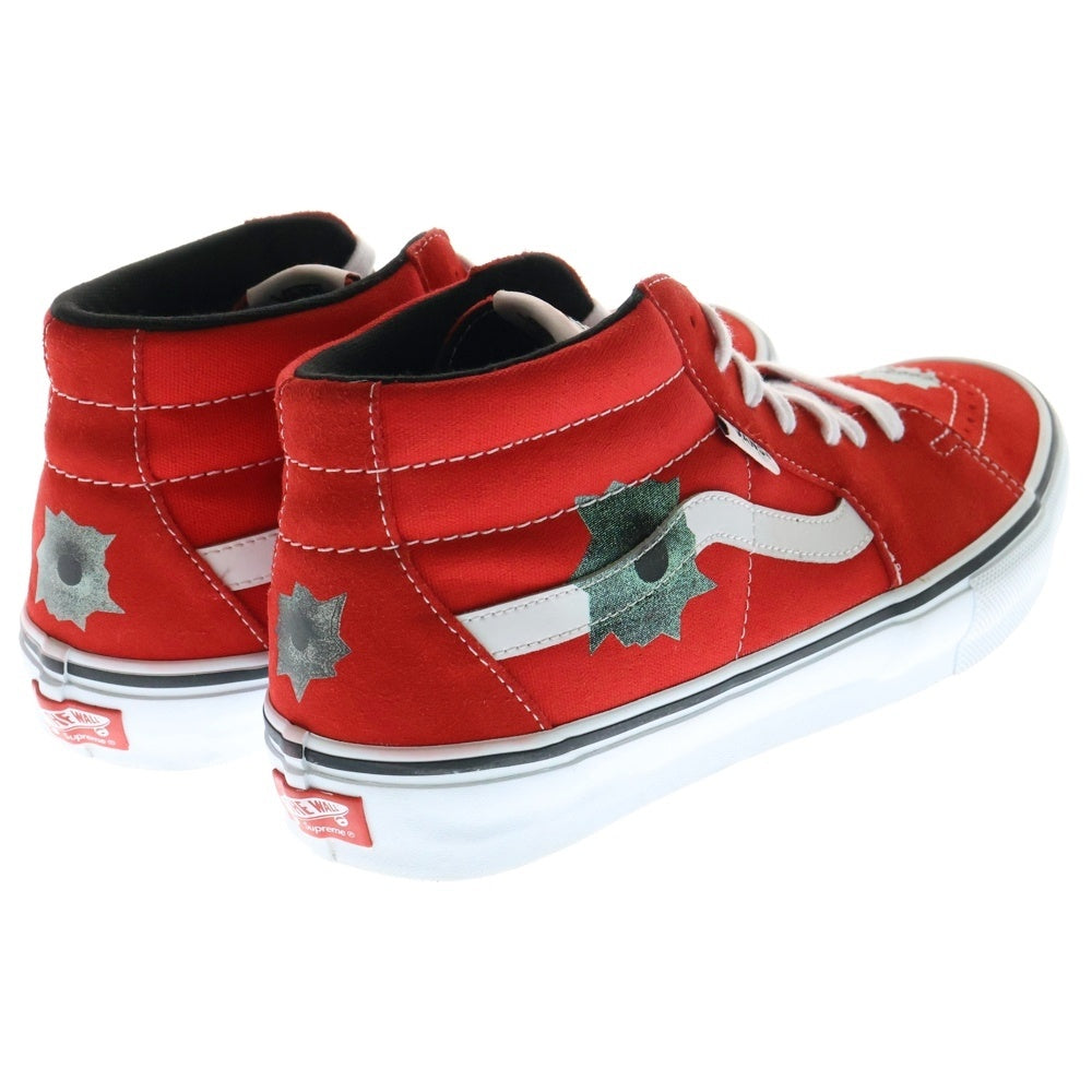 SUPREME(シュプリーム) 25SS ×VANSNate Lowman Skate Grosso Mid バンズ ネイト ロウマン スケート グロッソ ミッドスニーカー レッド US11/29cm VN0A5KS1RED