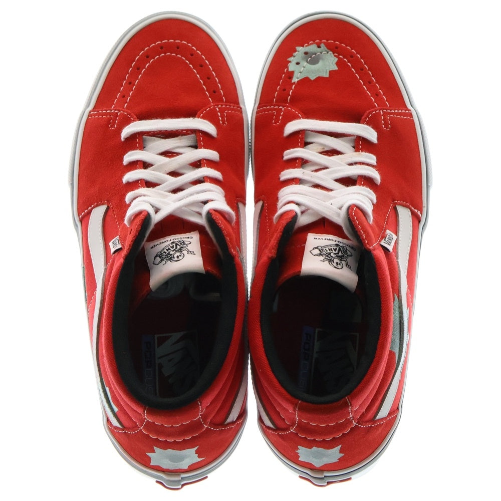 SUPREME(シュプリーム) 25SS ×VANSNate Lowman Skate Grosso Mid バンズ ネイト ロウマン スケート グロッソ ミッドスニーカー レッド US11/29cm VN0A5KS1RED