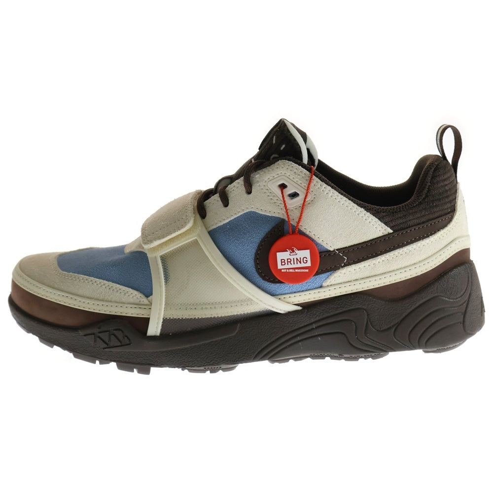 NIKE(ナイキ) ×TRAVIS SCOTT ZOOM FIELD JAXX トラヴィススコット ズーム フィールド ジャックス ローカットスニーカー ブラウン/ブルー US11/29.0cm HQ3072-400