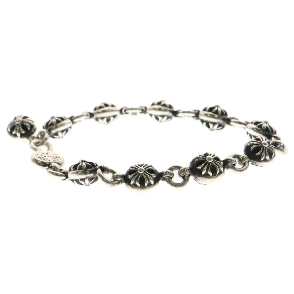 CHROME HEARTS(クロムハーツ) NO2 BALL #2クロスボールブレスレット シルバー BCA176