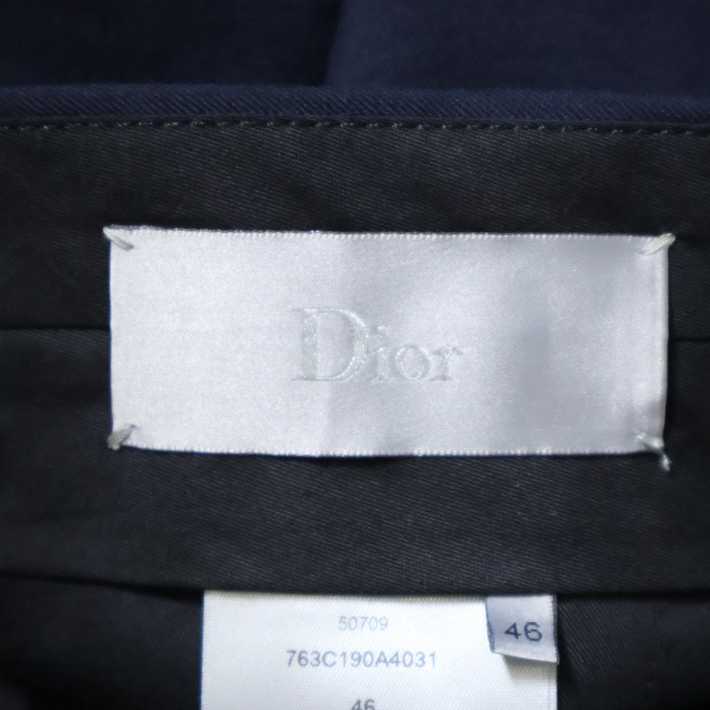 DIOR(ディオール) カシミヤ 2B セットアップスーツ ジャケット パンツ ネイビー 863C230X4031