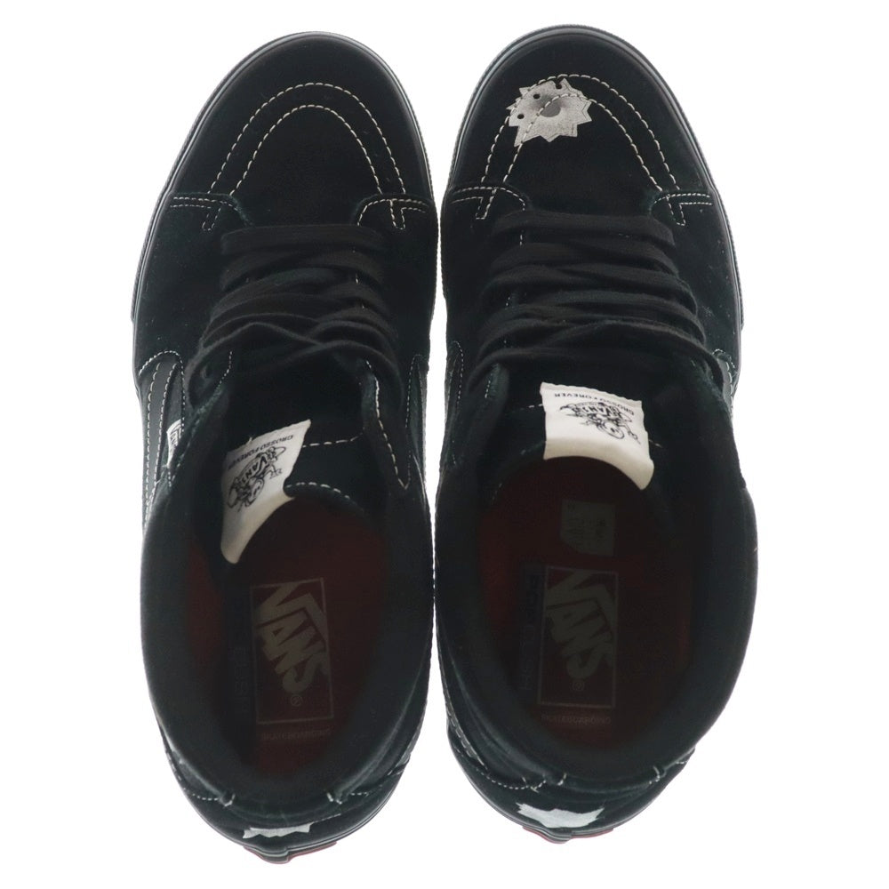 SUPREME(シュプリーム) 25SS ×VANS Nate Lowman Skate Grosso Mid バンズ ネイト ロウマン スケート グロッソ ミッドカットスニーカー ブラック US11/29cm VN0A5KS1BLK