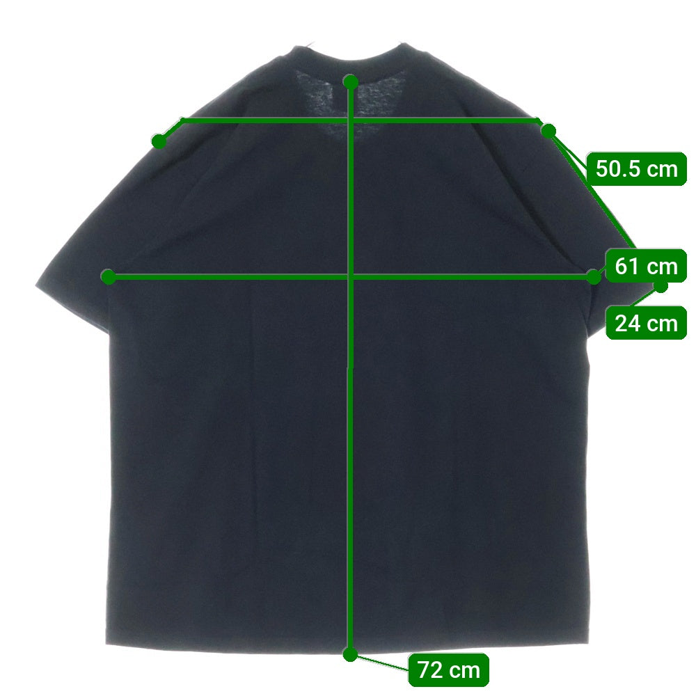 SUPREME(シュプリーム) 22SS ×Burberry Box Logo Tee バーバリー ボックスロゴ クルーネック半袖Tシャツ カットソー ブラック