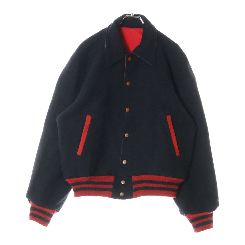 VINTAGE(ヴィンテージ) 50S VINTAGE BUTWIN ヴィンテージ バトウィン リバーシブル ブルゾンジャケット スタジャン ブラック/レッド