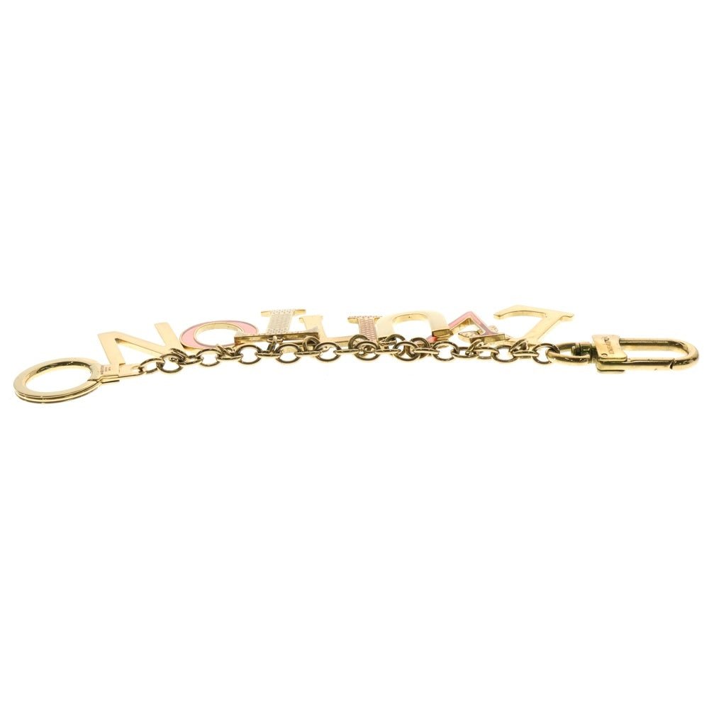 LOUIS VUITTON(ルイヴィトン) バッグチャーム ポルトクレ イニシャル キーホルダー ゴールド M61020 レディース