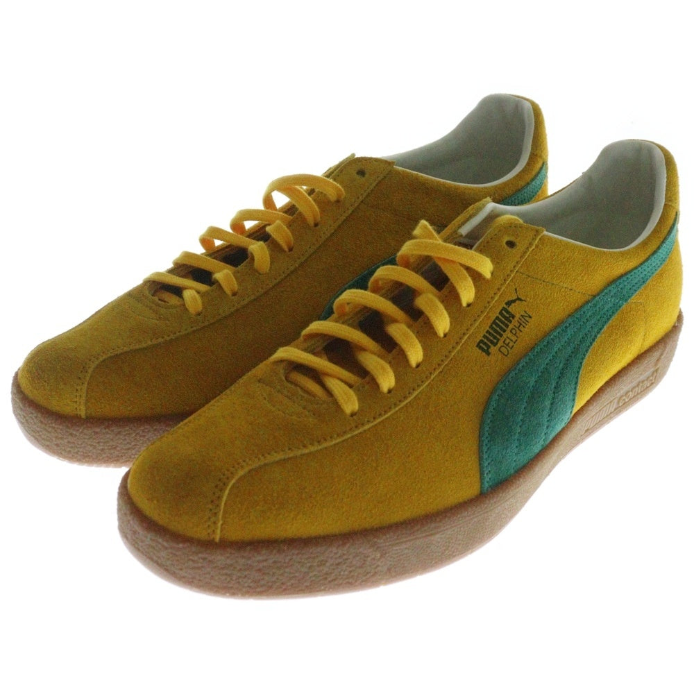 PUMA(プーマ) DELPHIN OG MIJ デルフィン スウェードレザー ローカットスニーカー イエロー US9/27cm 388586-01