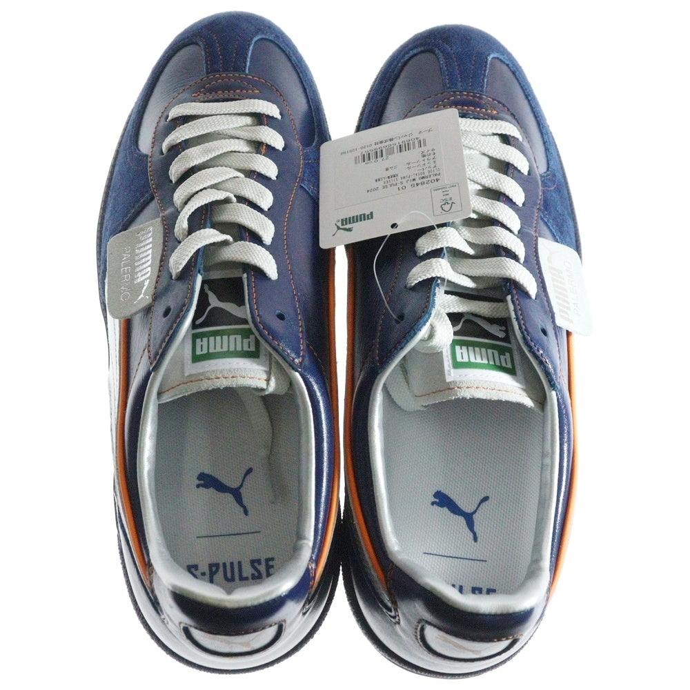 PUMA(プーマ) PALERMO MIJ S-PULSE SE 2024 パレルモ 清水エスパルズ J2優勝記念 ローカットスニーカー ネイビー US9/27cm 402845-01