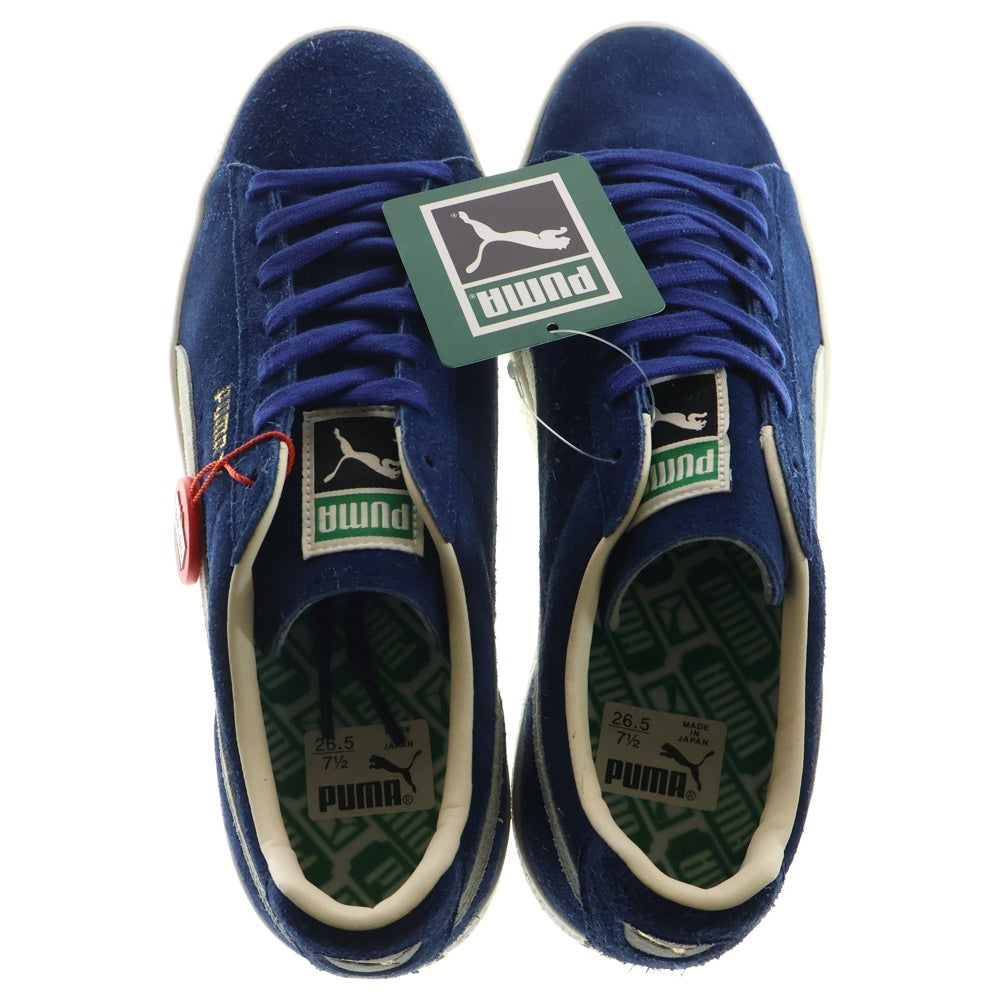 PUMA(プーマ) ×atoms SUEDE VTG AGED MIJ アトモス スウェード ヴィンテージ ローカットスニーカー ブルー US8.5/26.5cm 386309-01