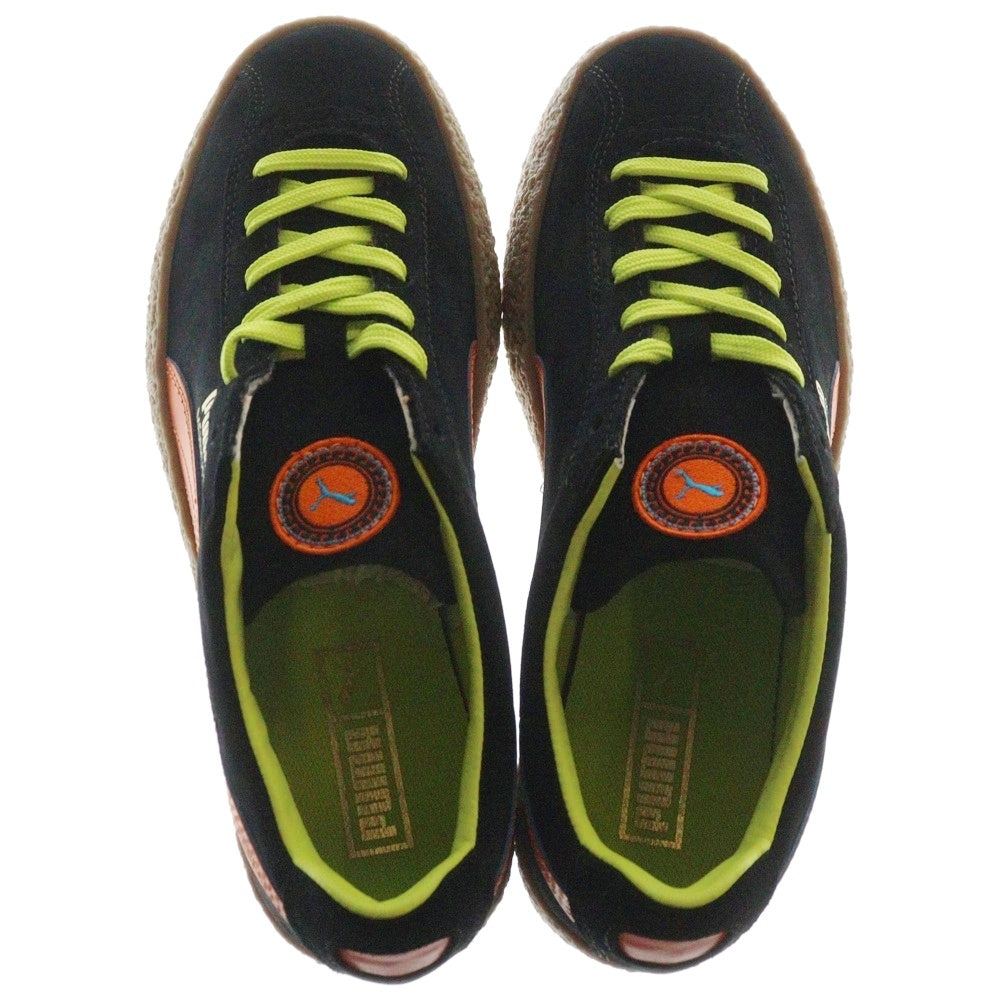 PUMA(プーマ) MUENSTER LEGEND ミュンスター レジェンド スウェードレザー ローカットスニーカー ブラック/オレンジ US9/27cm 384219-01