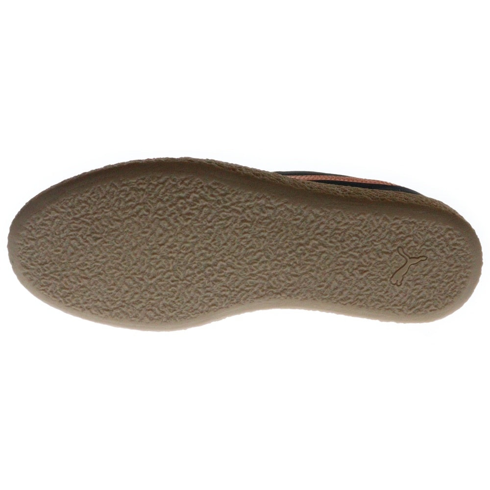 PUMA(プーマ) MUENSTER LEGEND ミュンスター レジェンド スウェードレザー ローカットスニーカー ブラック/オレンジ US9/27cm 384219-01