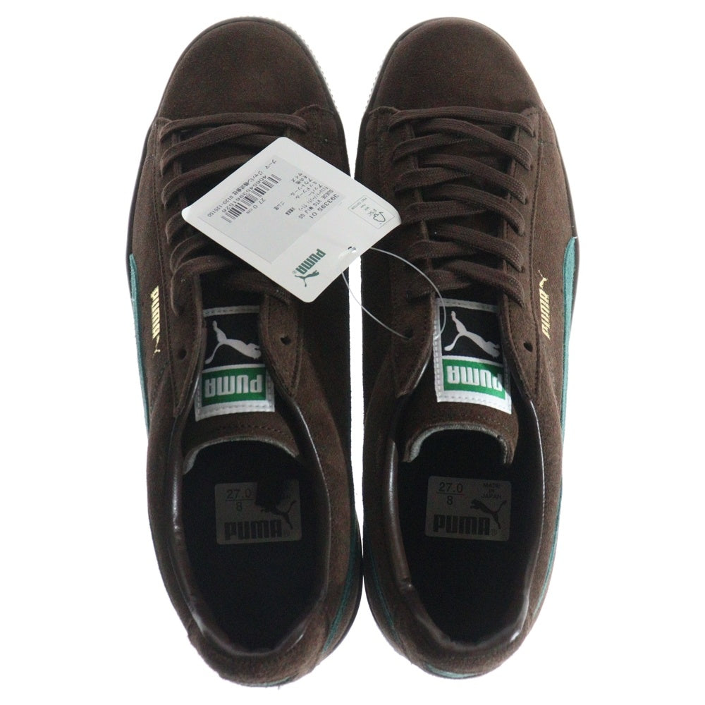PUMA(プーマ) SUEDE VTG MIJ GS スエード ヴィンテージ ローカットスニーカー ブラウン US9/27cm 393395-01