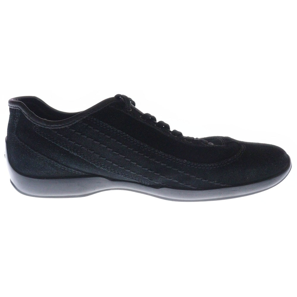 TOD'S(トッズ) ×Ferrari フェラーリ スウェードレザー ローカットスニーカー ブラック