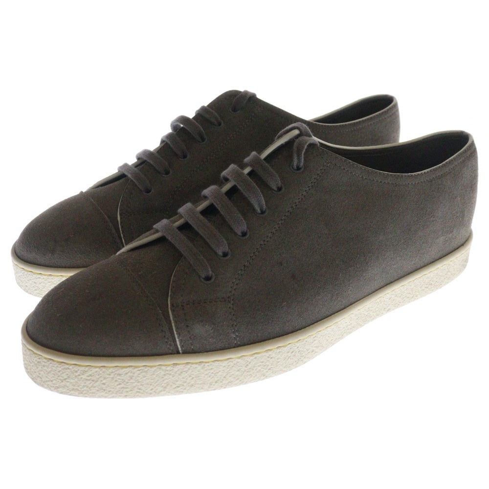 JOHN LOBB(ジョンロブ) スウェードレザー ローカットスニーカー グレー