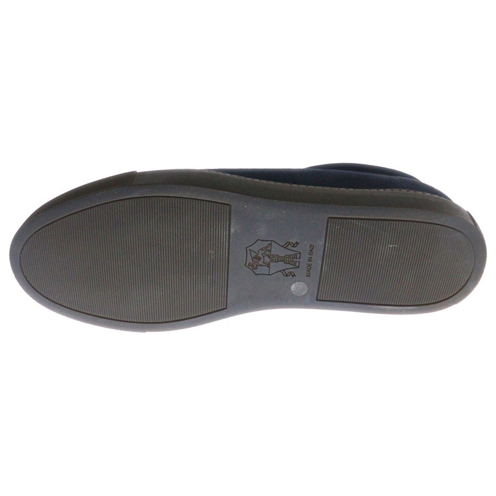 BRUNELLO CUCINELLI(ブルネロクチネリ) スウェードレザー ローカットスニーカー ネイビー