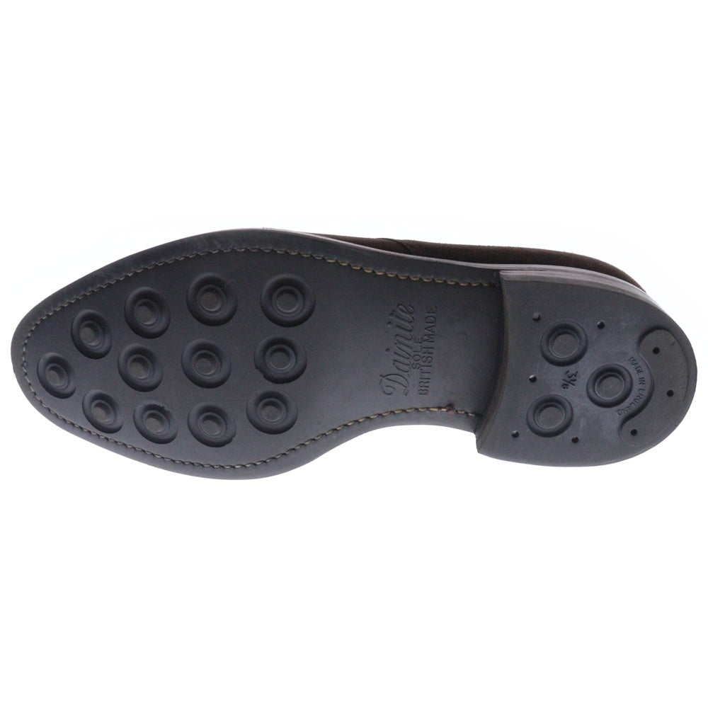 JOHN LOBB(ジョンロブ) RUSSEL ラッセル ブローグキャップトゥ スウェードレザー ビジネスシューズ ブラウン
