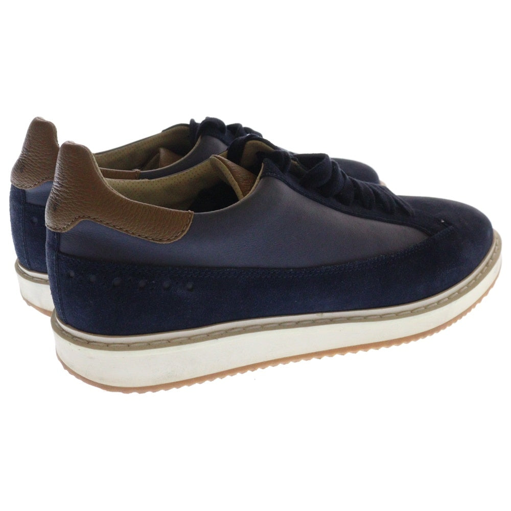 BRUNELLO CUCINELLI(ブルネロクチネリ) ヌバック レザー ローカットスニーカー ブルー