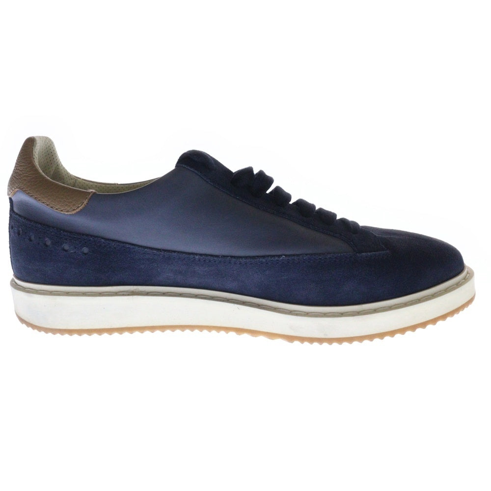 BRUNELLO CUCINELLI(ブルネロクチネリ) ヌバック レザー ローカットスニーカー ブルー