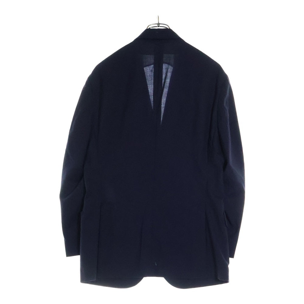 BRUNELLO CUCINELLI(ブルネロクチネリ) コットン ウール 3B ノッチドラペル テーラードジャケット ネイビーDK92502