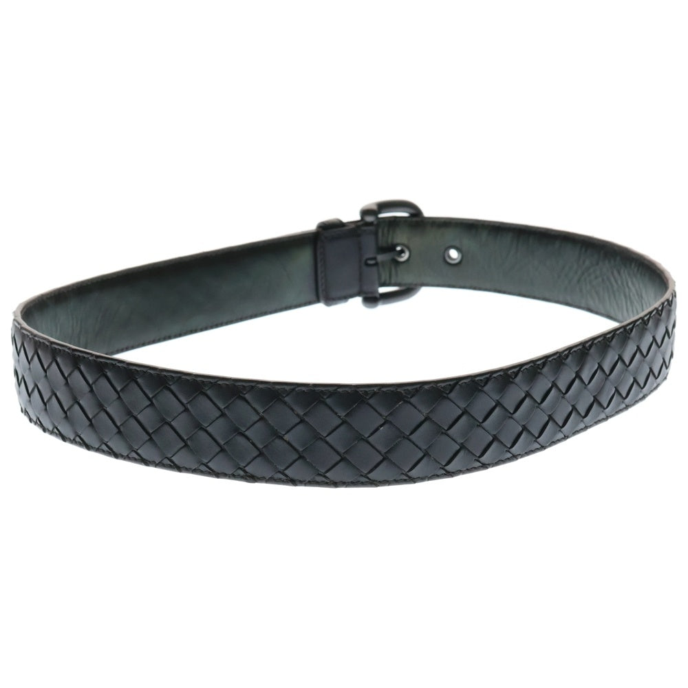 BOTTEGA VENETA(ボッテガヴェネタ) イントレチャート レザーベルト ダークブラウン
