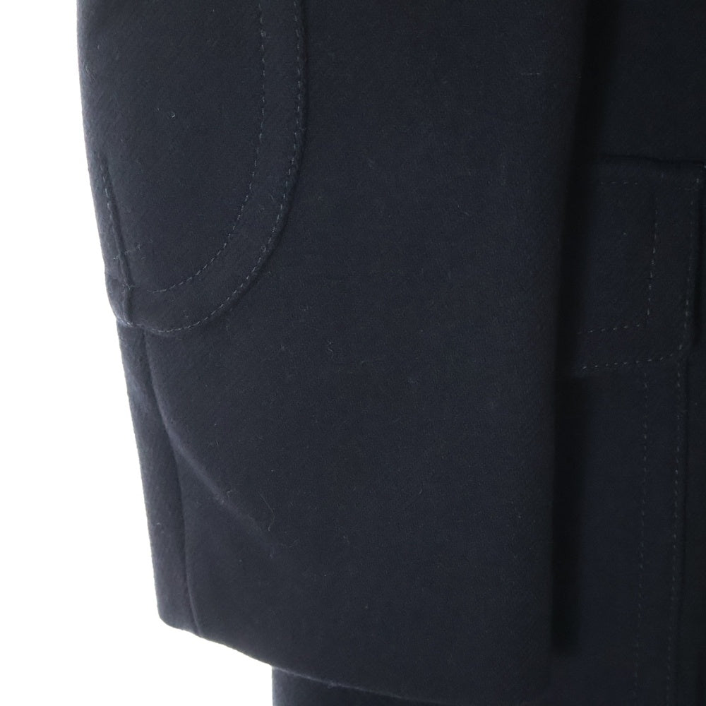 GUCCI(グッチ) エルボーパッチ付き ウール ダッフルコート ブラック 293006 Z2957