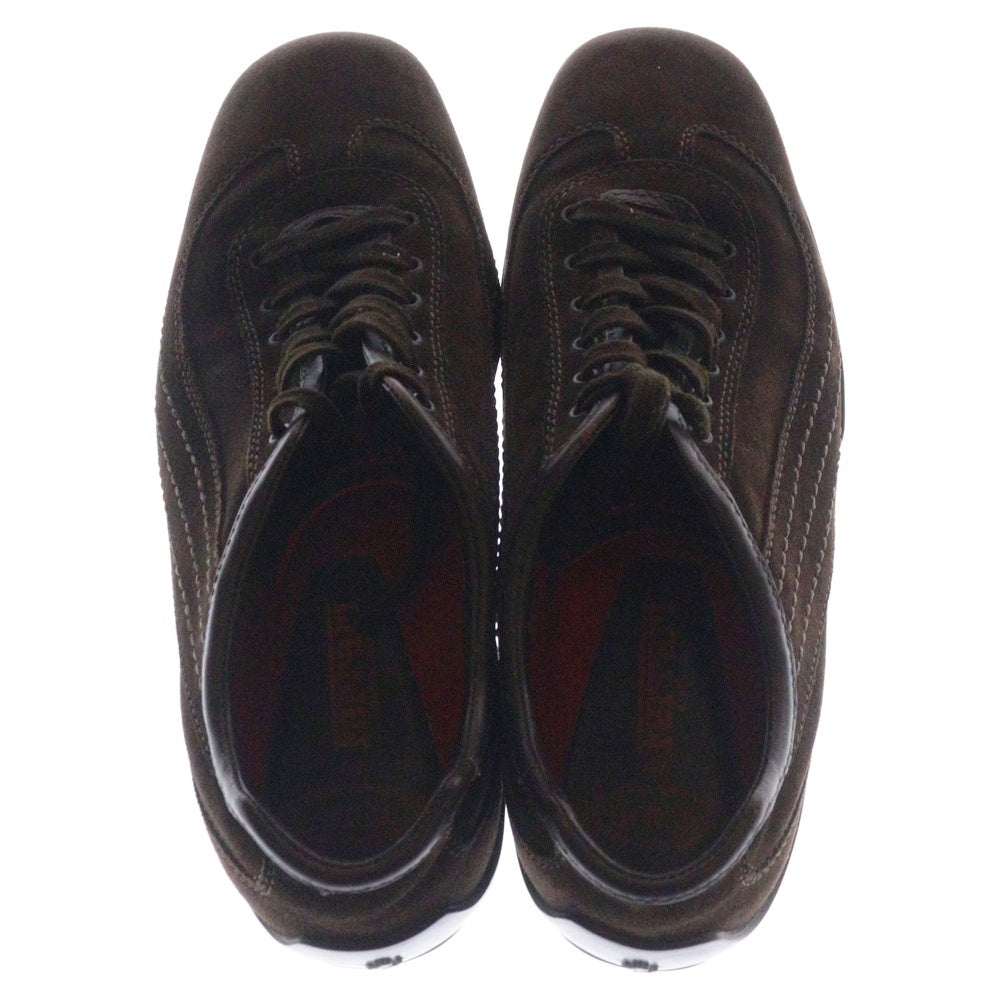 TOD'S(トッズ) ×Ferrari フェラーリ スウェードレザー ローカットスニーカー ブラウン