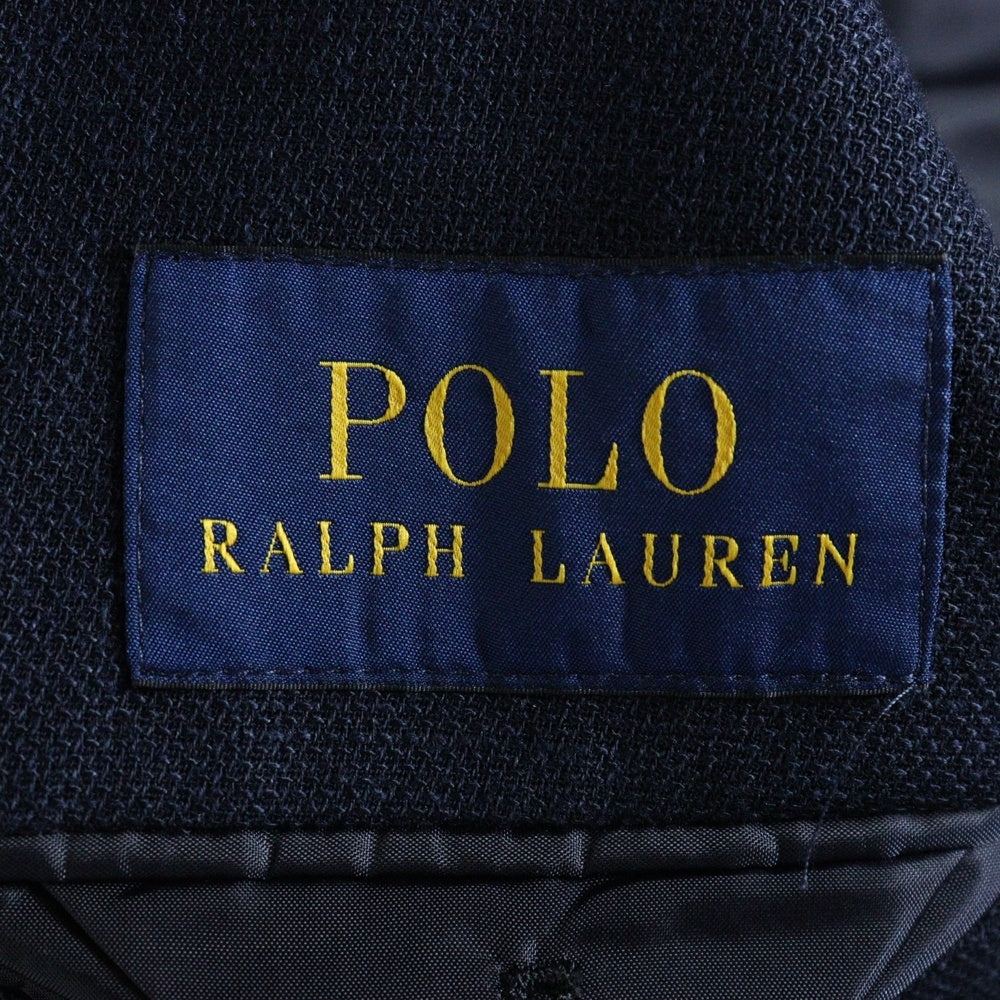 POLO RALPH LAUREN(ポロラルフローレン) ポリエステル ウール ノッチドラペル 2B テーラードジャケット ネイビー 200013615