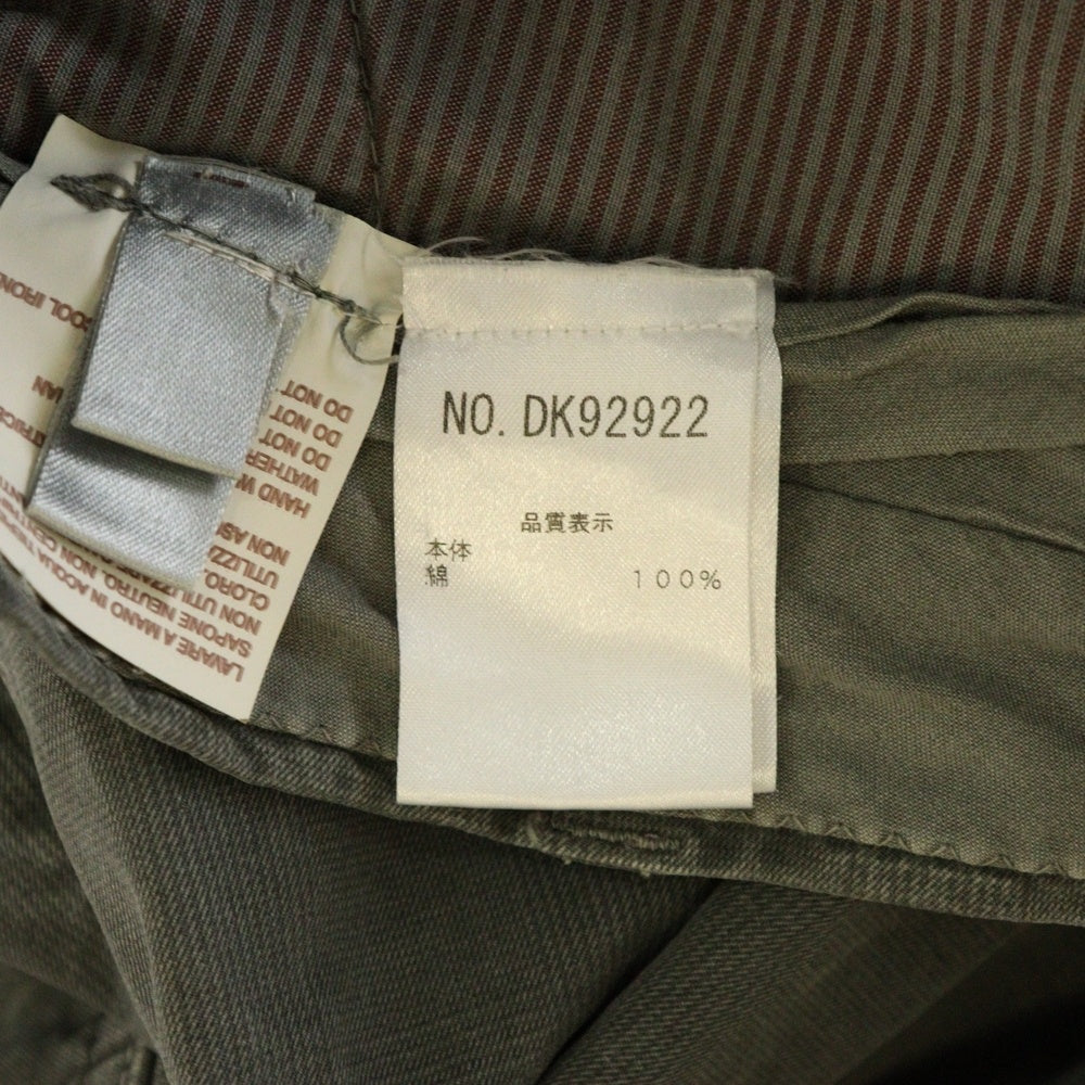 BRUNELLO CUCINELLI(ブルネロクチネリ) コットン ジップフライ カーゴパンツ グレー DK92922