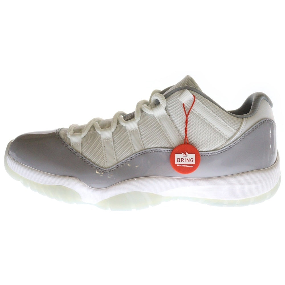 NIKE(ナイキ) AIR JORDAN 11 RETRO LOW CEMENT GREY エアジョーダン11 セメント レトロ ローカットスニーカー ホワイト/グレー US11/29cm AV2187-140