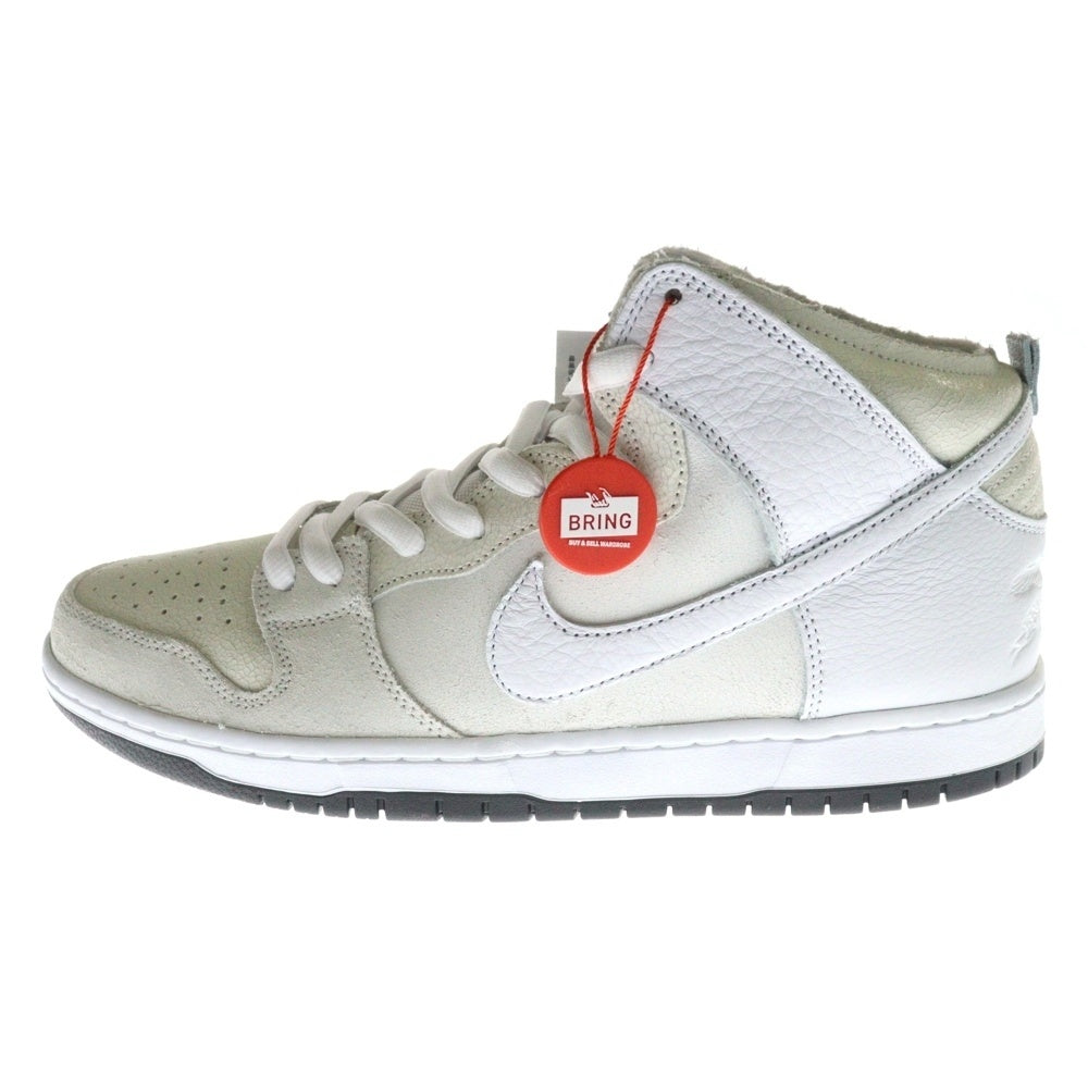 NIKE SB(ナイキエスビー) ×ANTIHERO DUNK HIGH QS WHITE アンタイヒーロー ダンク ハイカットスニーカー ホワイト/ベージュ US12/30cm HM5837-100