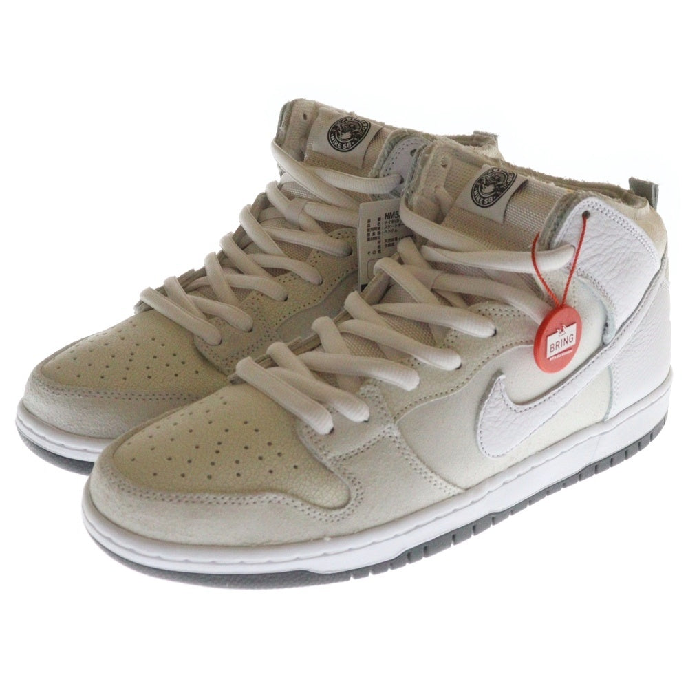 NIKE SB(ナイキエスビー) ×ANTIHERO DUNK HIGH QS WHITE アンタイヒーロー ダンク ハイカットスニーカー ホワイト/ベージュ US12/30cm HM5837-100