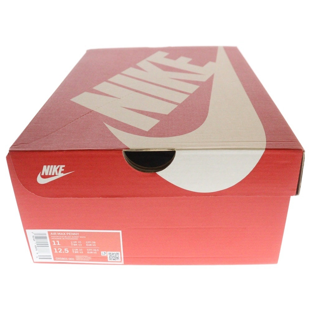 NIKE(ナイキ) AIR MAX PENNY PHOTON DUST AND SUMMIT WHITE エアマックス ペニー フォトンダスト アンド サミットホワイト ミッドカットスニーカー ホワイト US11/29cm DX5801-001