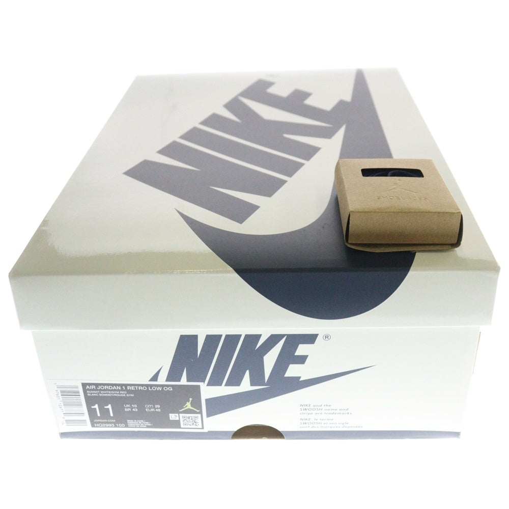 NIKE(ナイキ) AIR JORDAN 1 RETRO LOW OG エアジョーダン1 ローカットスニーカー ネイビー/レッド US11/29cm HQ2993-100