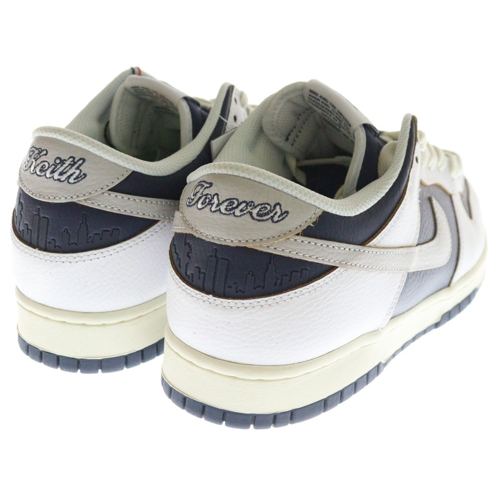 NIKE SB(ナイキエスビー) ×HUF DUNK LOW NEW YORK ハフ ダンク ニューヨーク ローカットスニーカー ネイビー/ホワイト US11/29cm FD8775-100