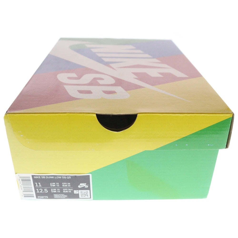 NIKE SB(ナイキエスビー) ×HUF DUNK LOW NEW YORK ハフ ダンク ニューヨーク ローカットスニーカー ネイビー/ホワイト US11/29cm FD8775-100