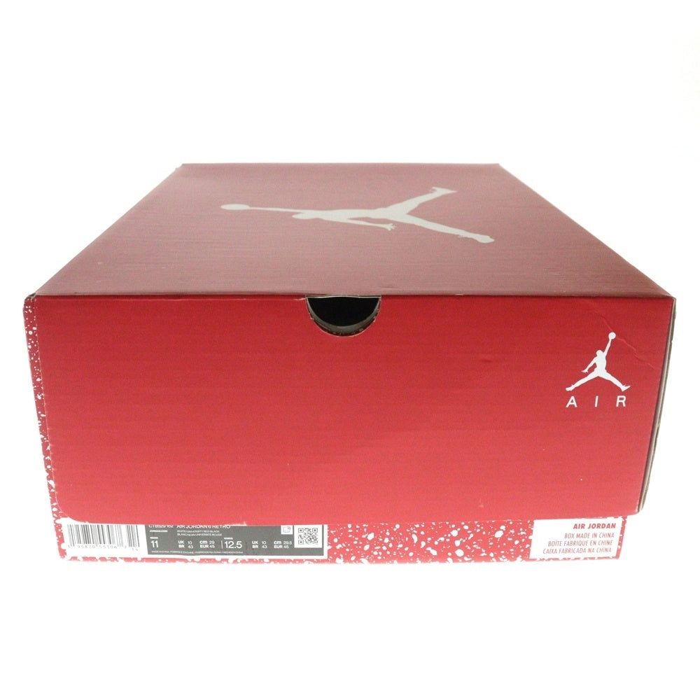 NIKE(ナイキ) AIR JORDAN 6 RETRO WHITE UNIVERSITY RED OREO エアジョーダン6 ユニバーシティレッド オレオ ハイカットスニーカー ホワイト/レッド US11/29cm CT8529-162