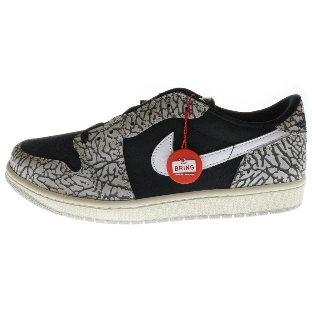 NIKE(ナイキ) AIR JORDAN 1 RETRO LOW OG BLACK CEMENT エア ジョーダン1 レトロ ブラック セメント ローカットスニーカー グレー US11/29cm CZ0790-001