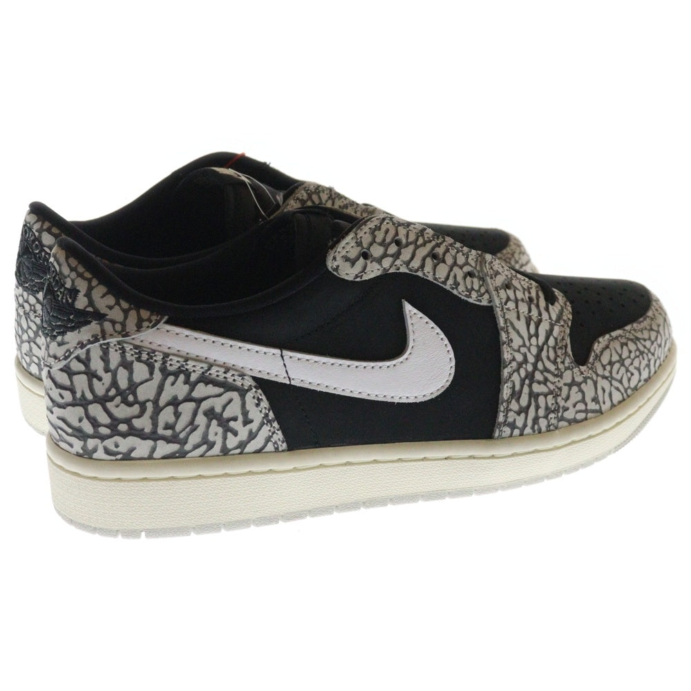 NIKE(ナイキ) AIR JORDAN 1 RETRO LOW OG BLACK CEMENT エア ジョーダン1 レトロ ブラック セメント ローカットスニーカー グレー US11/29cm CZ0790-001