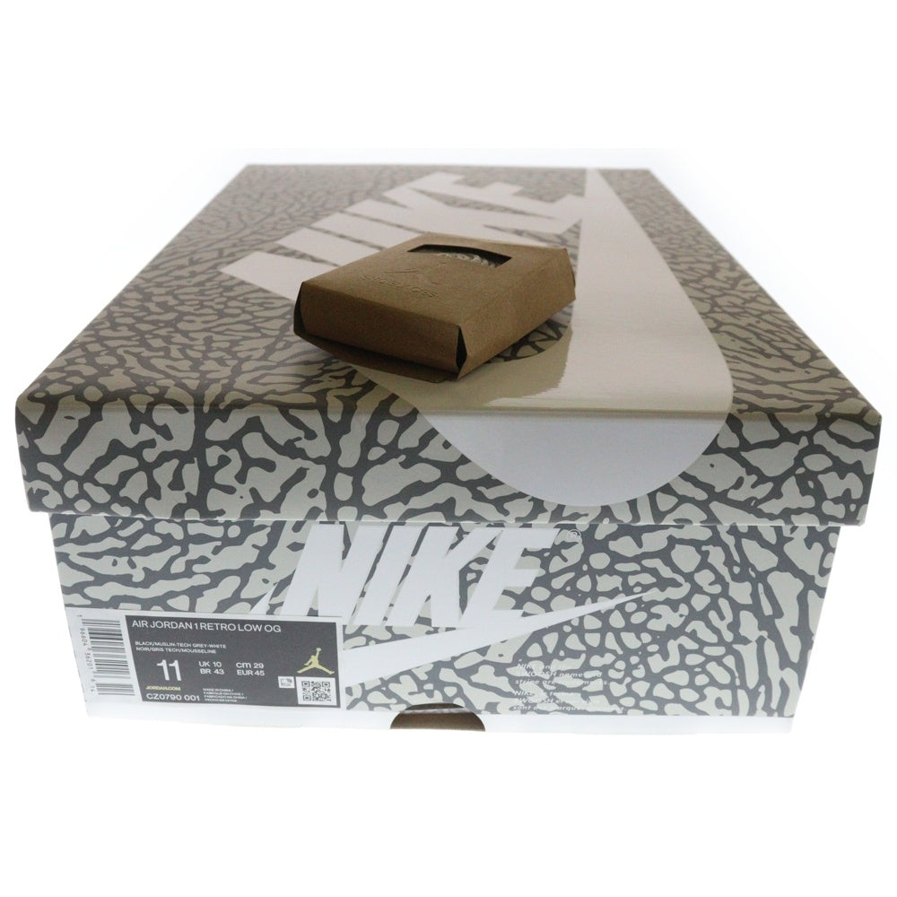 NIKE(ナイキ) AIR JORDAN 1 RETRO LOW OG BLACK CEMENT エア ジョーダン1 レトロ ブラック セメント ローカットスニーカー グレー US11/29cm CZ0790-001