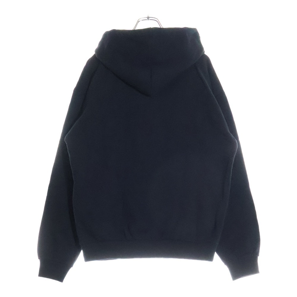 CELINE(セリーヌ) 21AW エディ期 フロントスタッズロゴ プルオーバー スウェットパーカー ブラック 2Y479052H