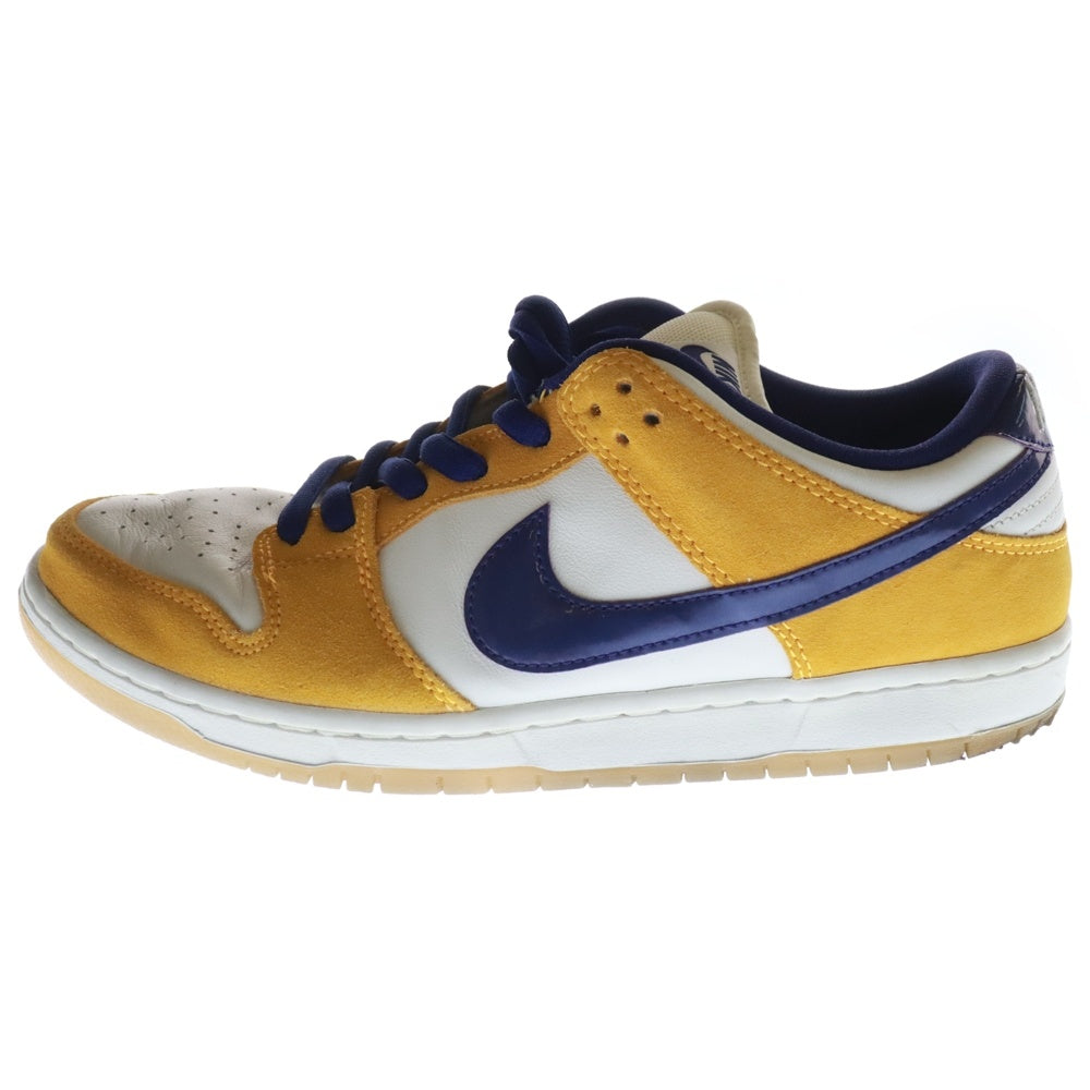 NIKE SB(ナイキエスビー) SB DUNK LOW PRO LASER ORANGE ダンク ロープロ レーザーオレンジ ローカットスニーカー ホワイト/イエロー US10.5/28.5cm BQ6817-800