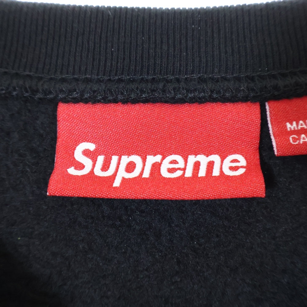 SUPREME(シュプリーム) 24AW Small Box Crewneck スモールボックスロゴ クルーネック スウェットトレーナー ブラック