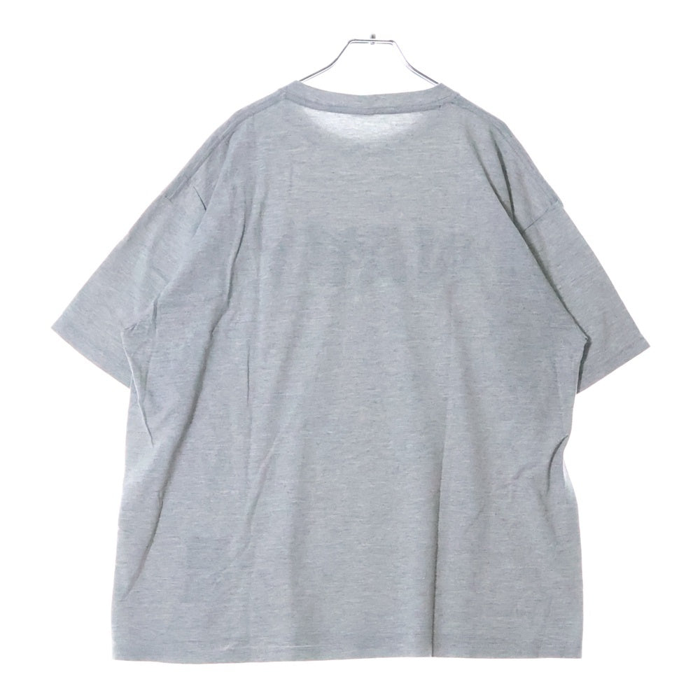 KITH(キス) NAVY ロゴプリント クルーネック半袖Tシャツ カットソー グレー 21-071-060-0045-1-0